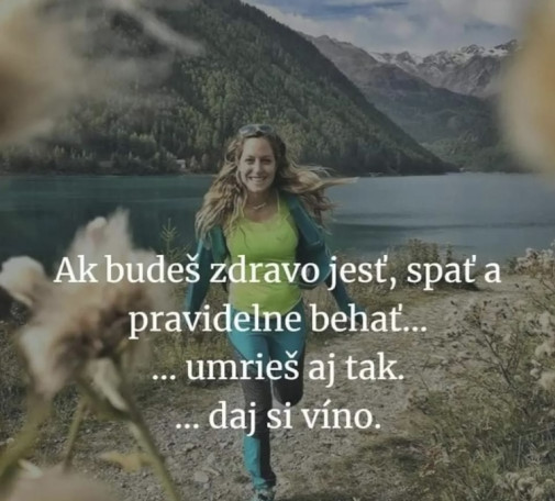Načo behať?